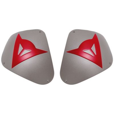 Dainese KIT SHOULDER SPORT ALU výměnné kovové ramenní kryty ervené/aluminium